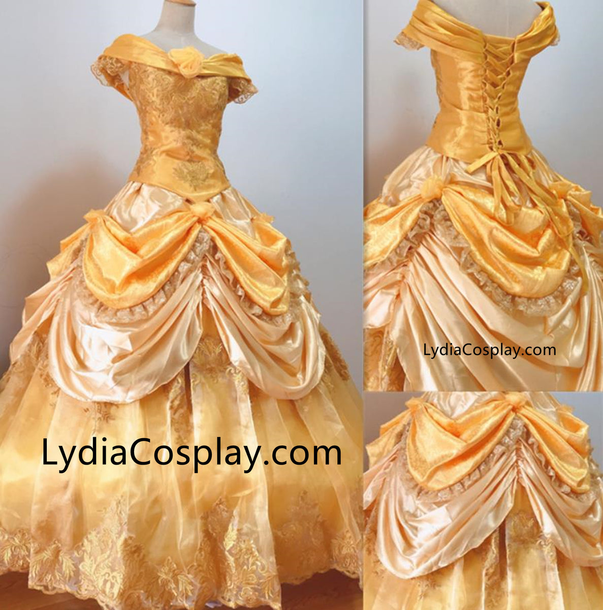 High-grade Inspired Belle Dress Belle Cosplay Costume from Beauty and –  Lydiacosplay