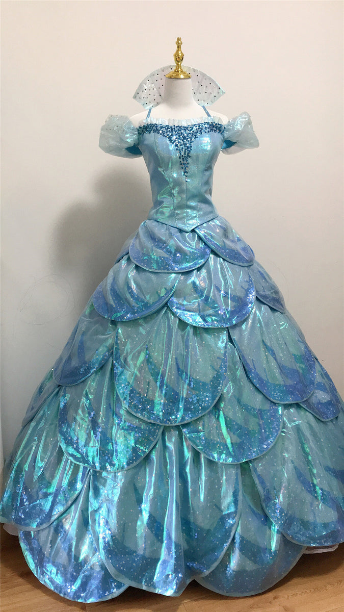 Inspired Wicked Glinda Dress, Blue Glinda Bubble Dress Cosplay Costume –  Lydiacosplay