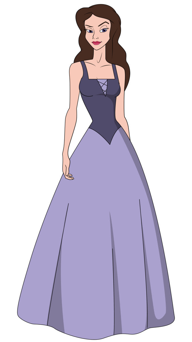 The Little Mermaid Vanessa Cosplay Costume Vanessa Dress For Girls –  Lydiacosplay