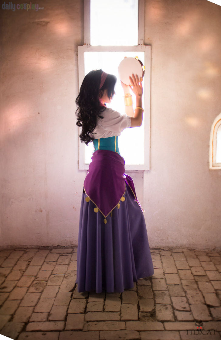 Princess Esmeralda Costume for Women, Esmeralda Gypsy Halloween Costum –  Lydiacosplay