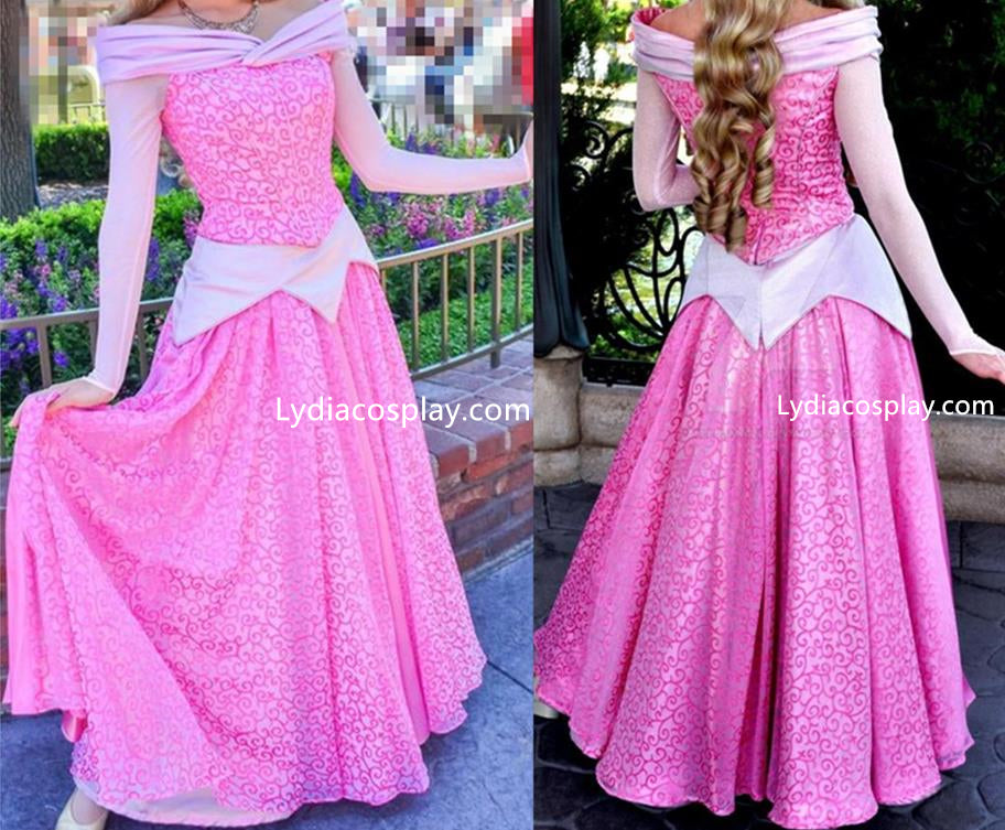 Princess Aurora Pink Dress, Pink Aurora Adult Costume Lydiacosplay Princess Aurora Pink Dress, Pink Aurora Adult Costume Lydiacosplay