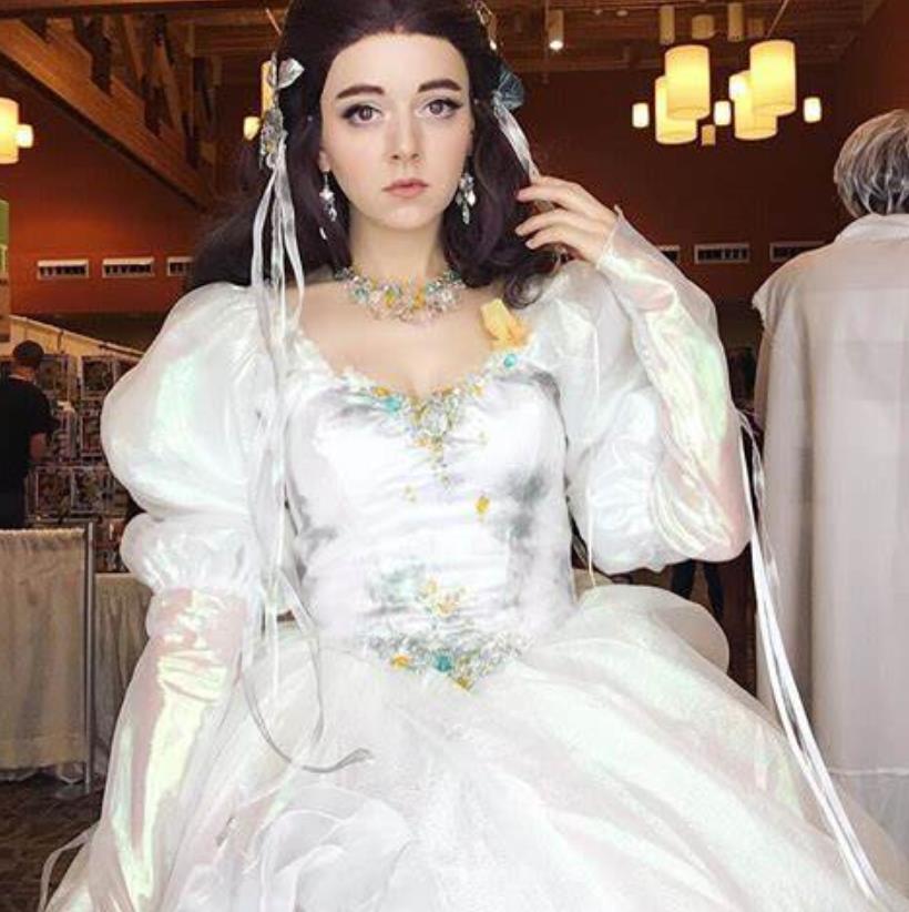 Sarah Labyrinth Costume, Labyrinth Sarah Dress Ball Gown Costume – Lydiacosplay