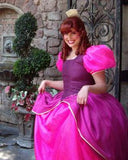 Cinderella Anastasia Pink Dress And Drizella Green Dress Costume For Girls