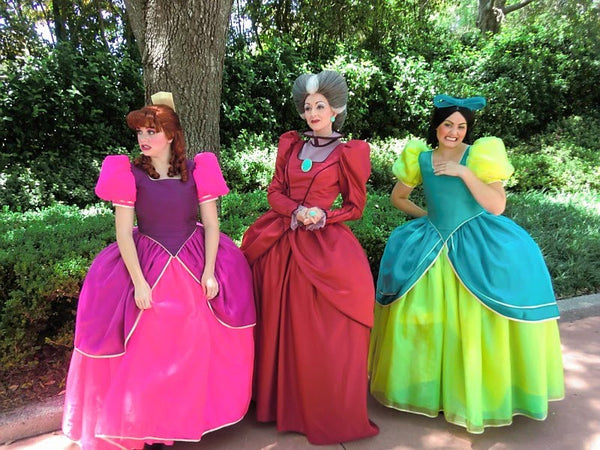 Cinderella Anastasia Pink Dress And Drizella Green Dress Costume For G Lydiacosplay Cinderella Anastasia Pink Dress And Drizella Green Dress Costume For G Lydiacosplay