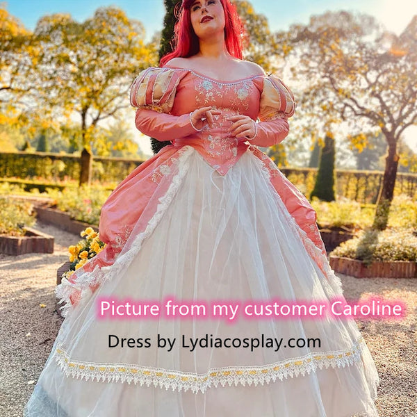 Inspired Little Mermaid Ariel Dress Pink Ariel Cosplay Costume Lydiacosplay Inspired Little Mermaid Ariel Dress Pink Ariel Cosplay Costume Lydiacosplay