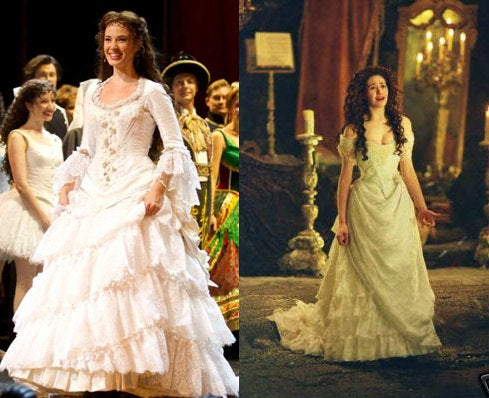 Christine Daae Costume Christine Daae Nightgown Dress for Sale – Lydiacosplay Christine Daae Costume Christine Daae Nightgown Dress for Sale – Lydiacosplay