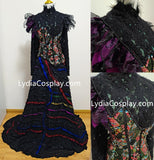 Wicked Witch Elphaba Costume Black Cosplay Costume Outfits