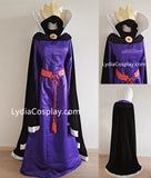 Snow White Evil Queen Cosplay Costume Wicked Witch Dress
