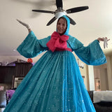 Cinderella Fairy Godmother Cosplay Costume, Magical Fairy Godmother Dress Perfect for Cinderella Theme Parties