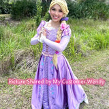 Tangled Princess Rapunzel Dress, Rapunzel Cosplay Costume Outfits