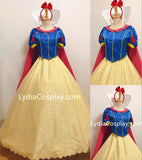 Princess Snow White Dress Cosplay Costume for Adults Plus Size Available