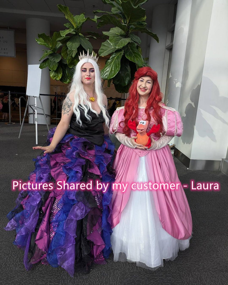 Inspired Ursula Costume, Little Mermaid Ursula Dress Cosplay Costume C Lydiacosplay Inspired Ursula Costume, Little Mermaid Ursula Dress Cosplay Costume C Lydiacosplay