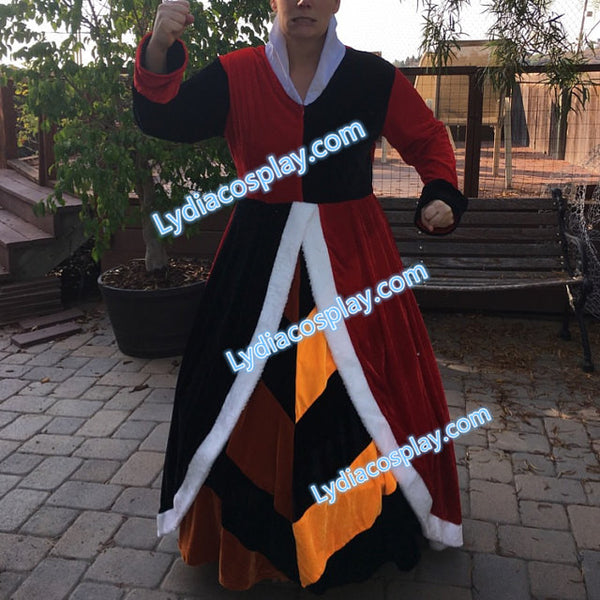 Adult Queen of Hearts Costume Plus Size Red Queen Costume from Alice in Wonderland
