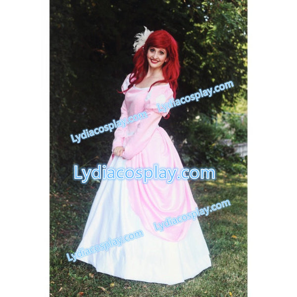 Ariel Pink Dress Cosplay Costume Princess Disney Customade Little  Mermaidhoopskirt - Etsy | Vestidos quinceaños, Ropa, Vestidos