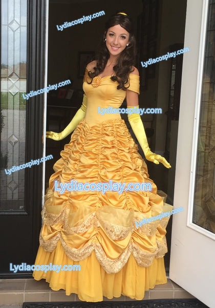 Belle Dress Belle Costume inspired Beauty and the Beast – Lydiacosplay