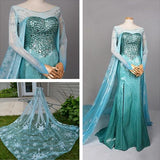 Frozen Princess Elsa Dress for Women - Elsa Costume Outfits for Adults