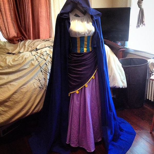 Princess Esmeralda Costume for Women, Esmeralda Gypsy Halloween Costum –  Lydiacosplay