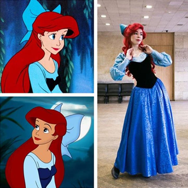 Ariel Dress Blue Ariel costume Lydiacosplay Ariel Dress Blue Ariel costume Lydiacosplay